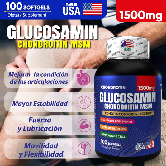 💪🔥 3 Poderosos Aliados para tu Salud Total 🧠❤️Omega+ Bisglicinato+ Glucosamina🚚 Envío Gratis 💵 Paga al recibir
