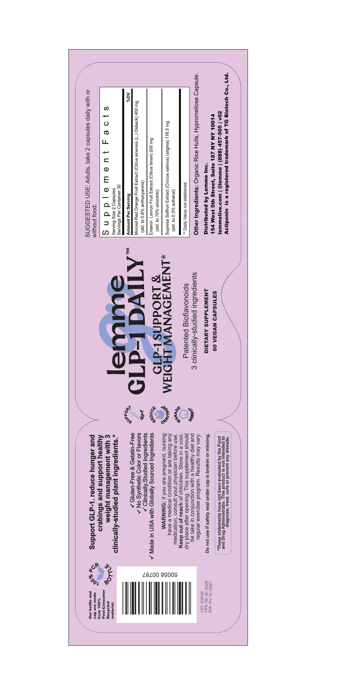 🟣 Lemme GLP‑1 Daily – Tu nuevo ritual para sentirte ligera, saciada y en control ¿Antojos que te sabotean? 😫 ¿Esa sensación de nunca estar satisfecha? Eso termina hoy. PAGO CONTRA ENTREGA