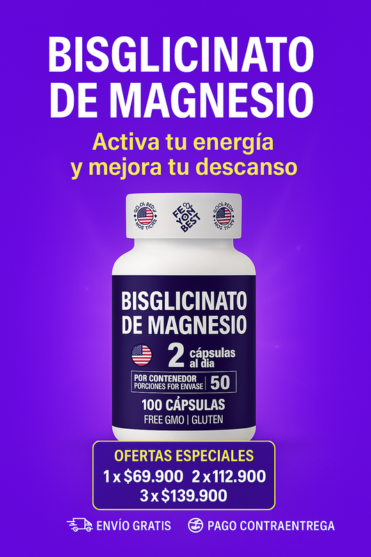 Magnesio Premium 💎 Mente Clara, Cuerpo Fuerte 💥 Envío Gratis 🚚